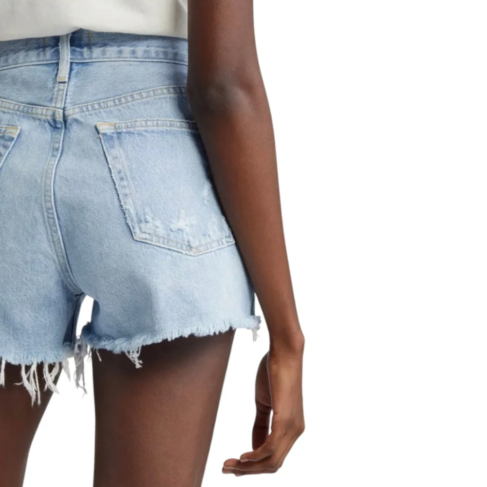 AGOLDE Parker Vintage Cut Off Jean Short High Waist Women's Sz 28 Swapmeet